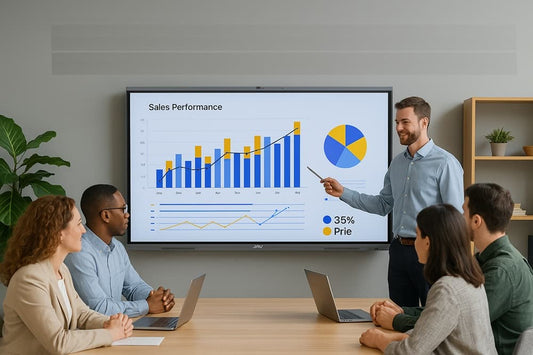 Top 5 Ways Businesses Use Smart Boards for Team Collaboration - JAV Smart Board