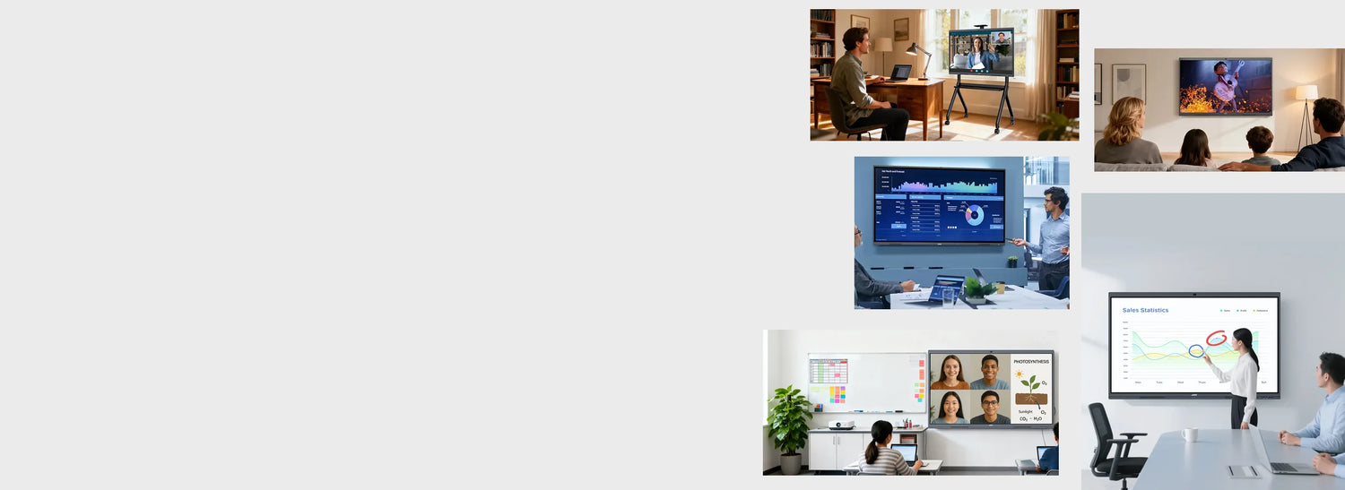 Image showing how JAV Smart Boards support customers across different industries and have earned their trust.