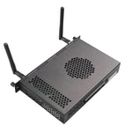 JAV SA12 OPS module (Android 13) for Smart Board, another top angle showing its casing cooling design and antennas.