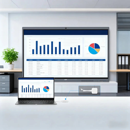 connect a lap top to a jav smart board