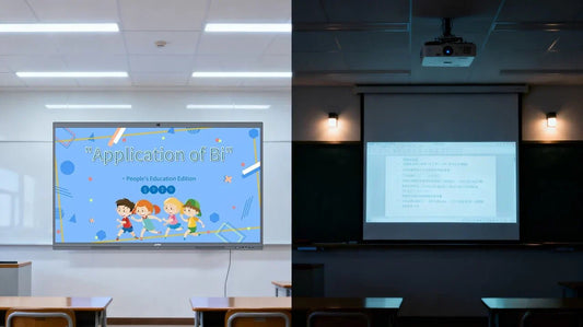 smart board for classroom vs traditional projectors
