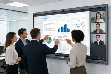 JAV Smart Boards for Business Used for Hybrid Meeting to Improve Decision Making