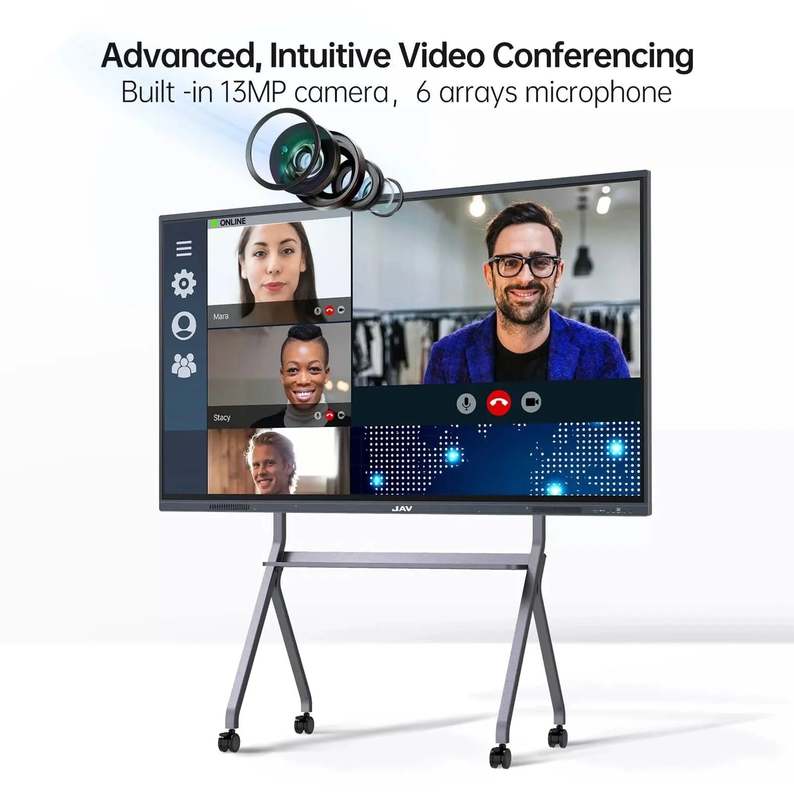 JAV H10S Smart Board for Advanced Video Conferencing.
