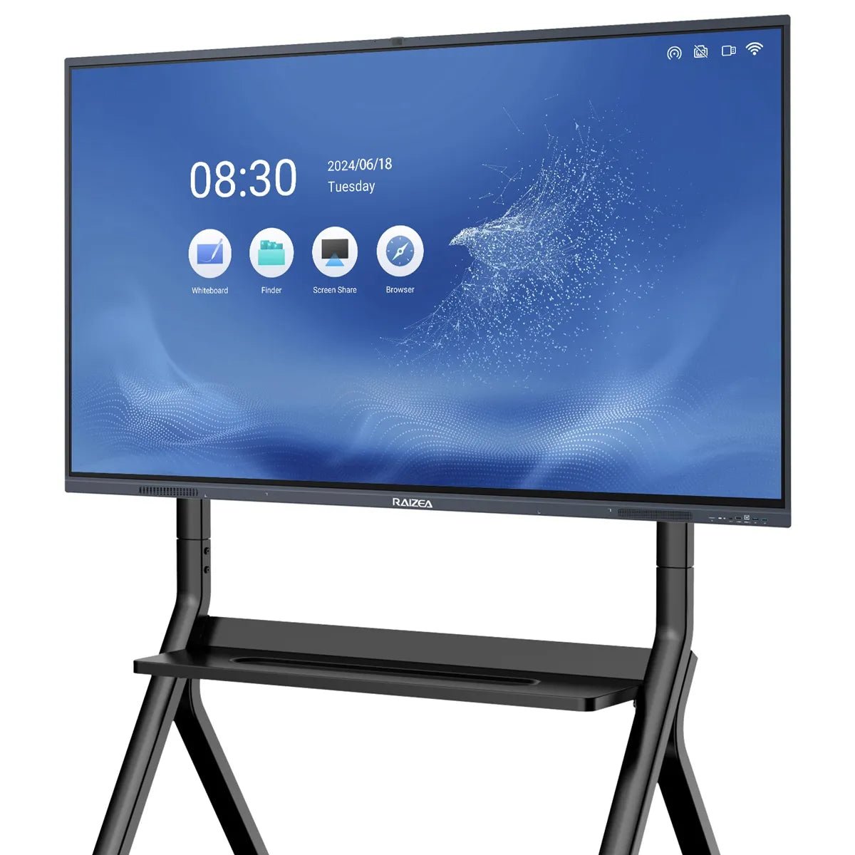 RAIZEA 65-inch H10S smart board side view