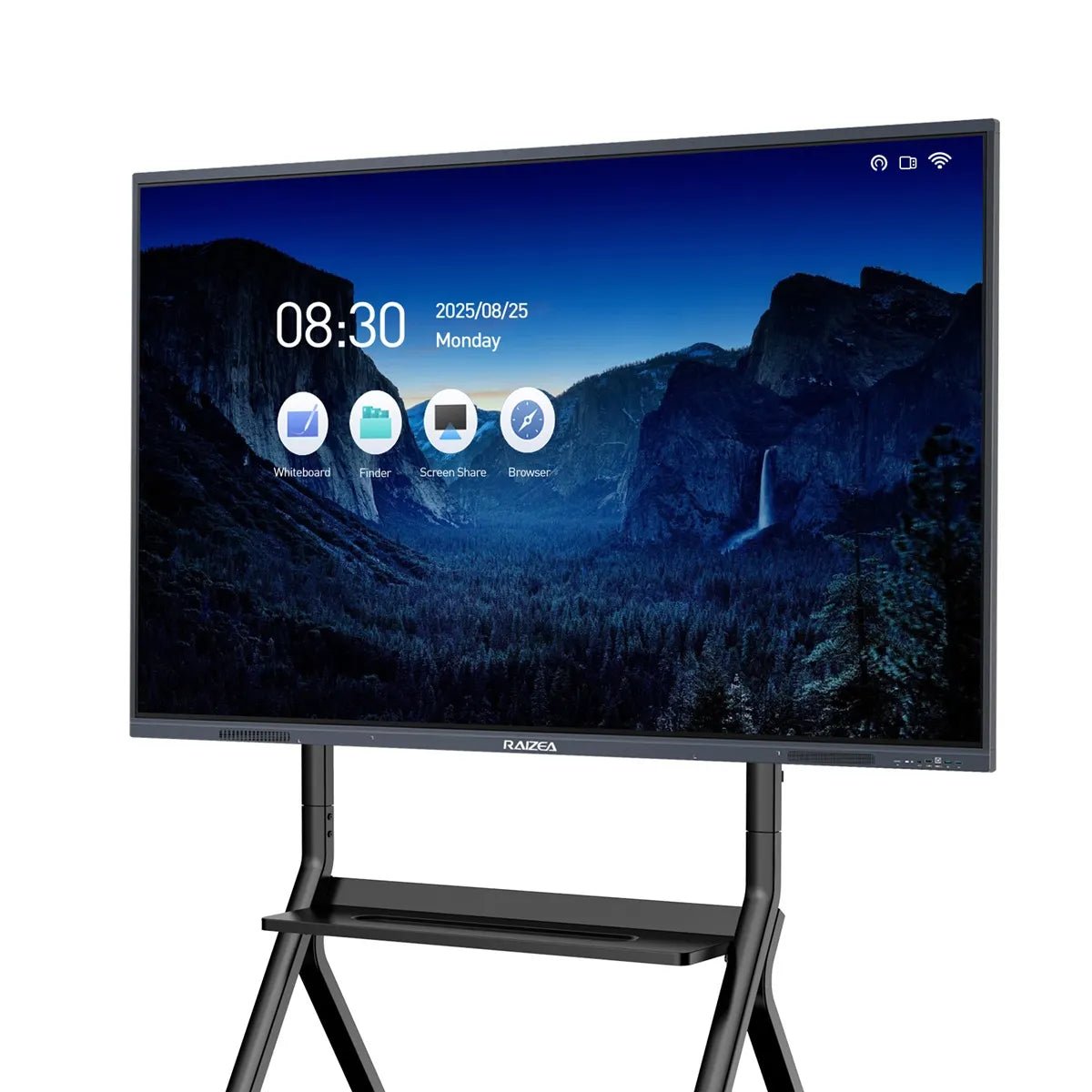 RAIZEA 65-inch H10S smart whiteboard side view