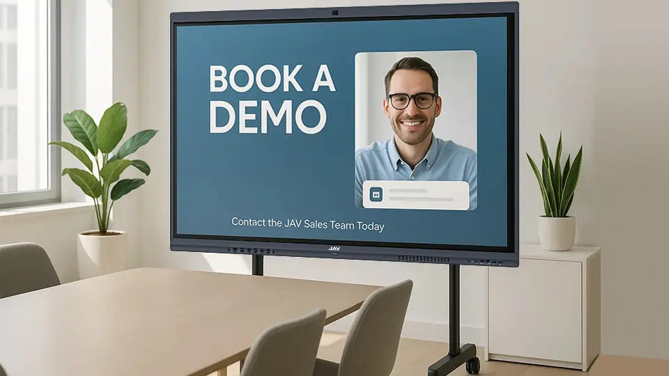 book a demo of the jav smart board today