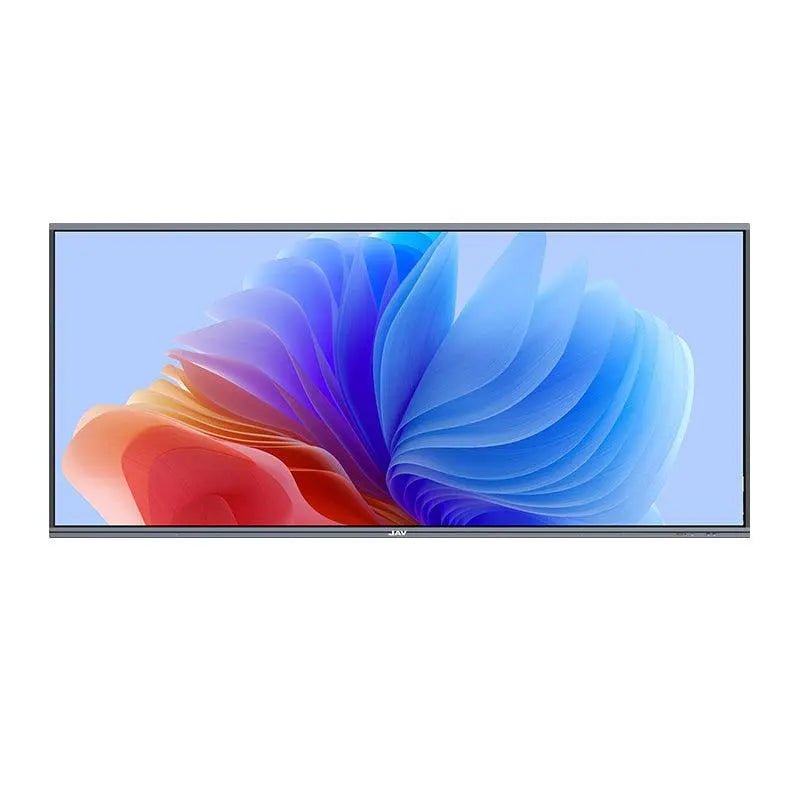 JAV H15 large format interactive touch screen display for classrooms and meeting rooms.