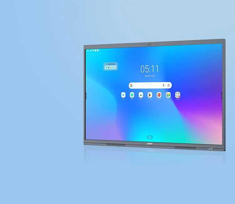 JAV Interactive Flat Panel for conference rooms - Click to browse JAV's range of meeting display solutions.