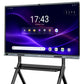 JAV H19S smart board on mobile rolling stand for meeting rooms and classrooms