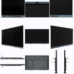 JAV smart board H19S full view with close-ups of different parts and from different angles.