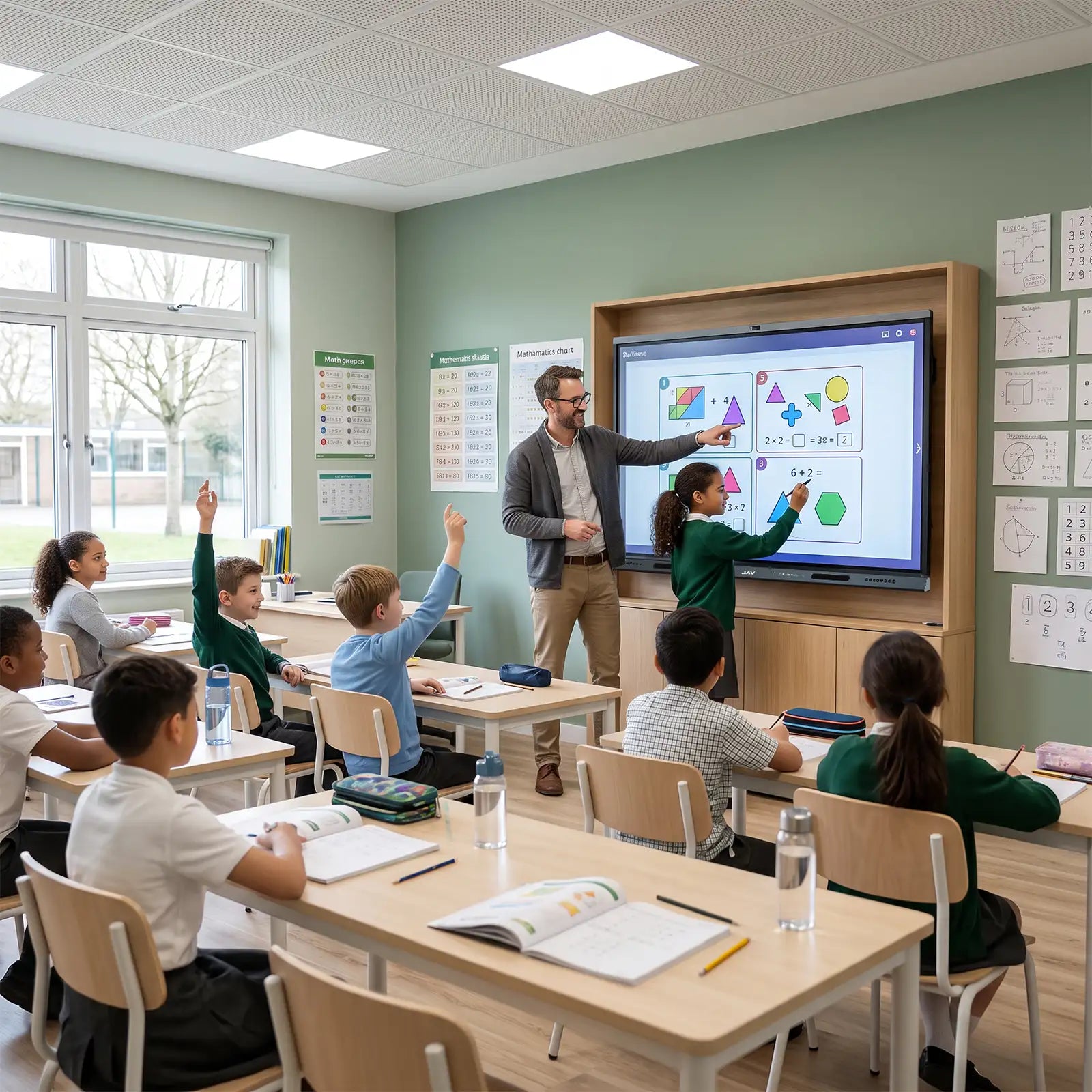 jav smart board h19s used for a math class