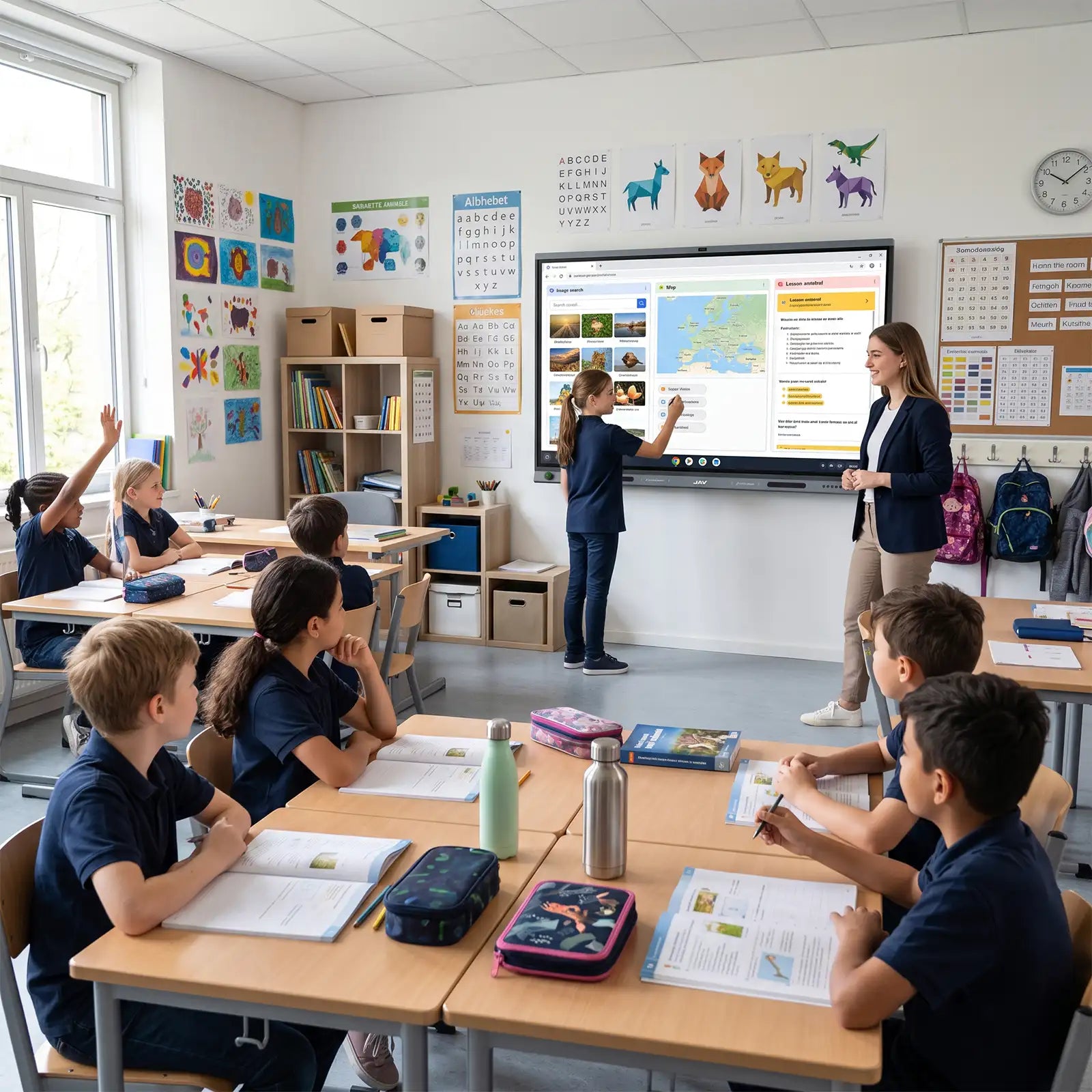 jav smart board h19s used in a geology class