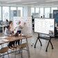 JAV H19S smart board used for interactive business presentation in a meeting