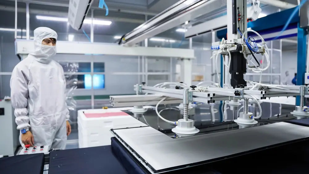 jav smart board in the production process with highest standards