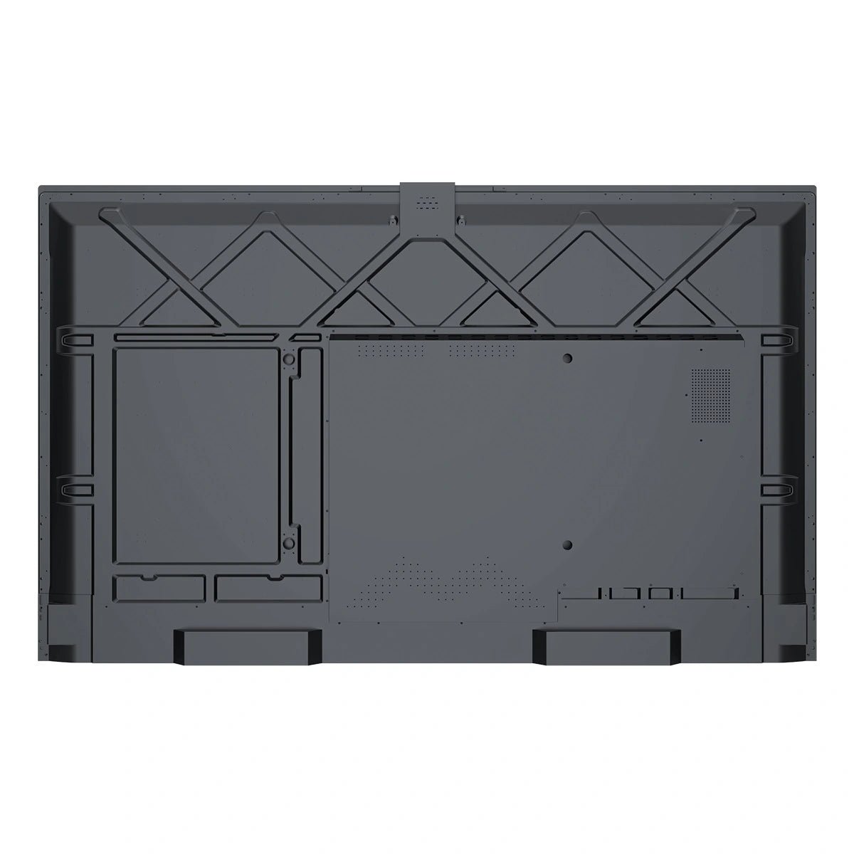 Back view of JAV H19S smart board showing rear panel and mounting design