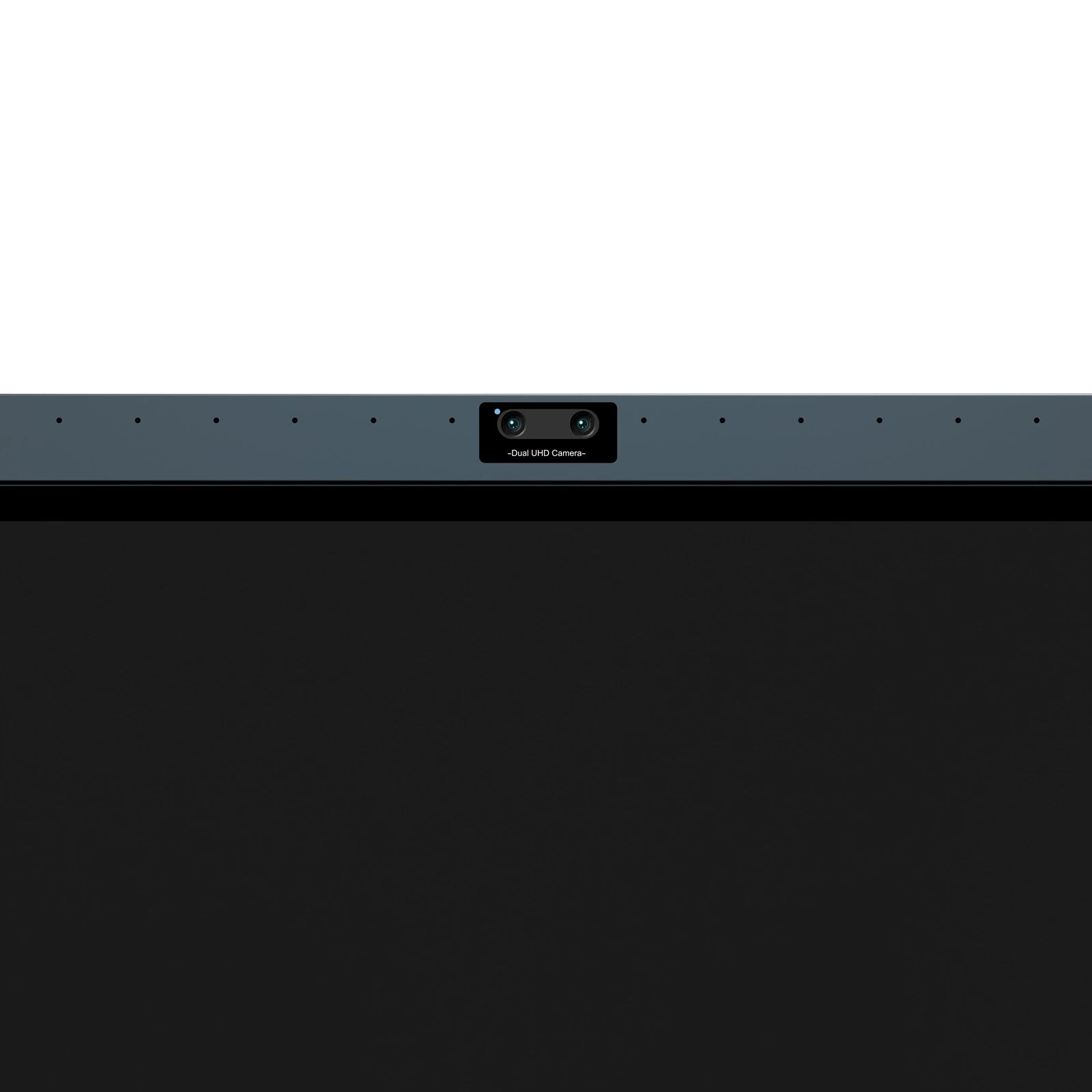 Close-up of JAV H19S smart board built-in front dual 48MP cameras module