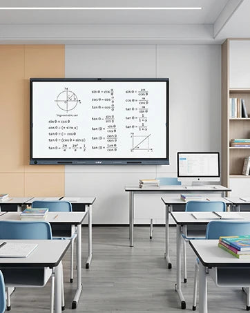 JAV H19S smart board used as an interactive classroom whiteboard