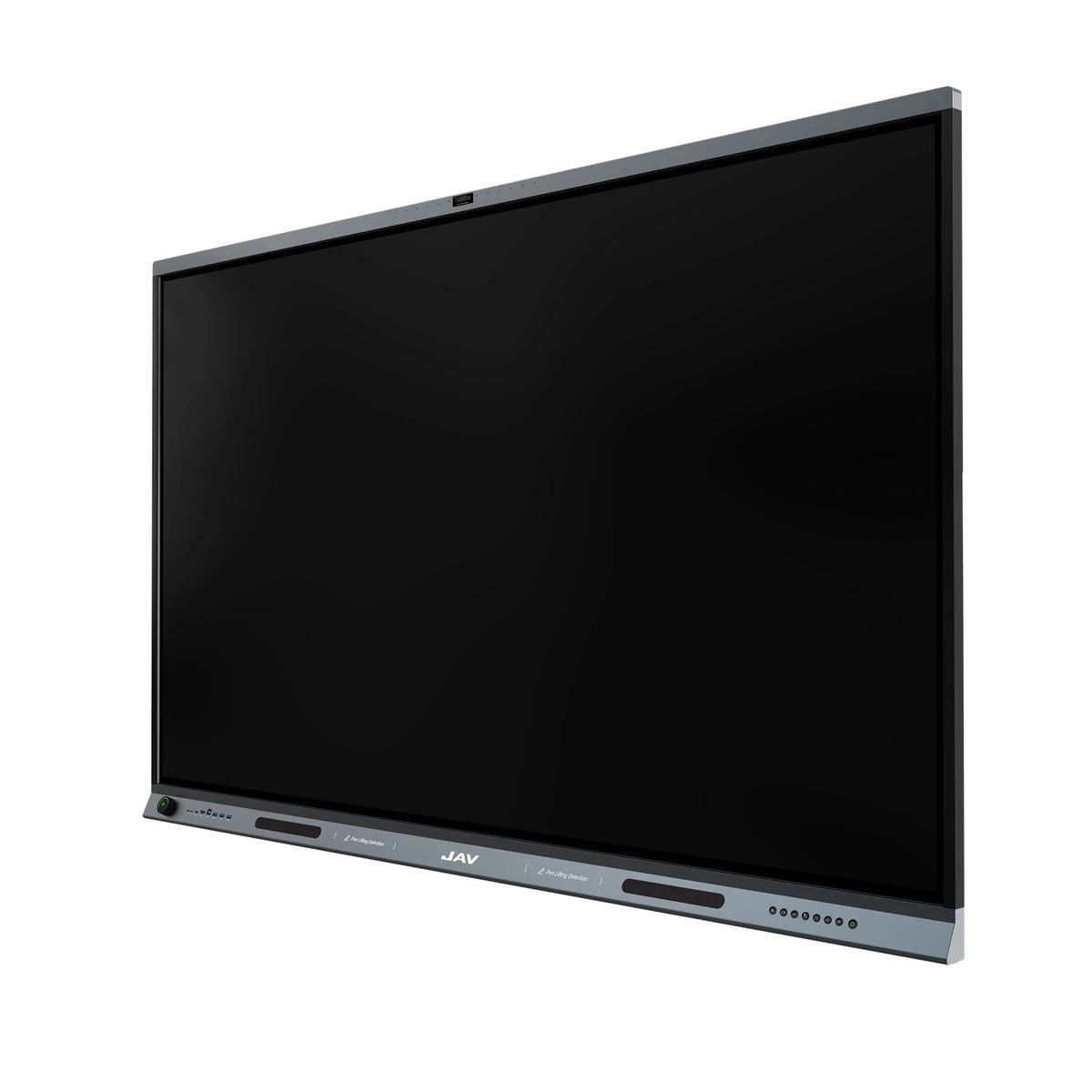 JAV H19S smart board side view showing slim interactive display design