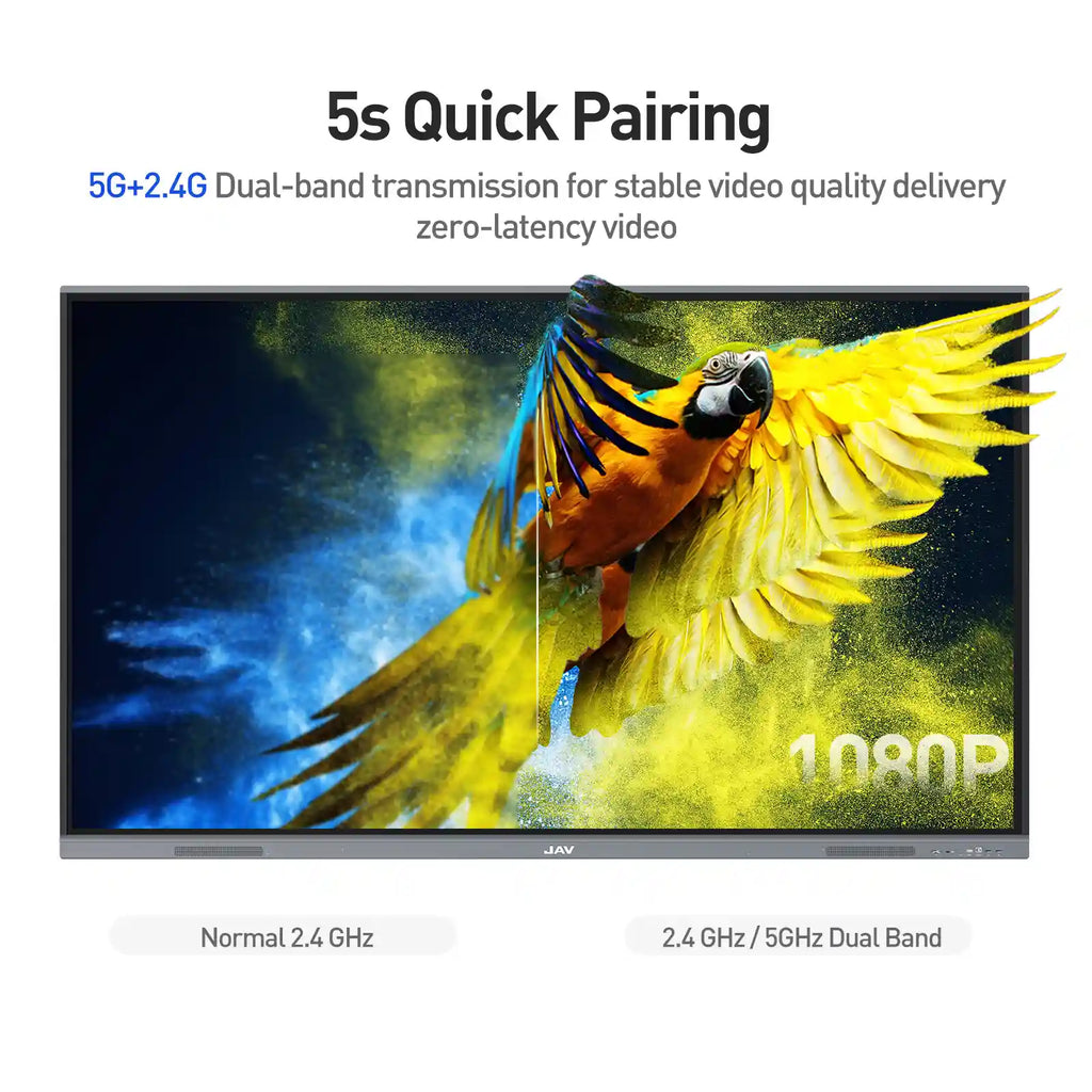 jav smart board wireless display adapter ep02t-c 5s quick pairing