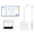 image of the jav smart board wireless display adapter with two USB ports for better compatibility with different devices.