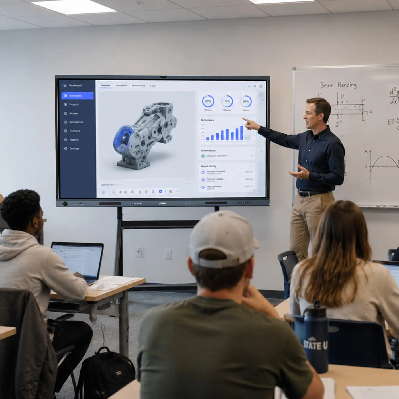 Make large lectures feel clear, connected and worth joining.