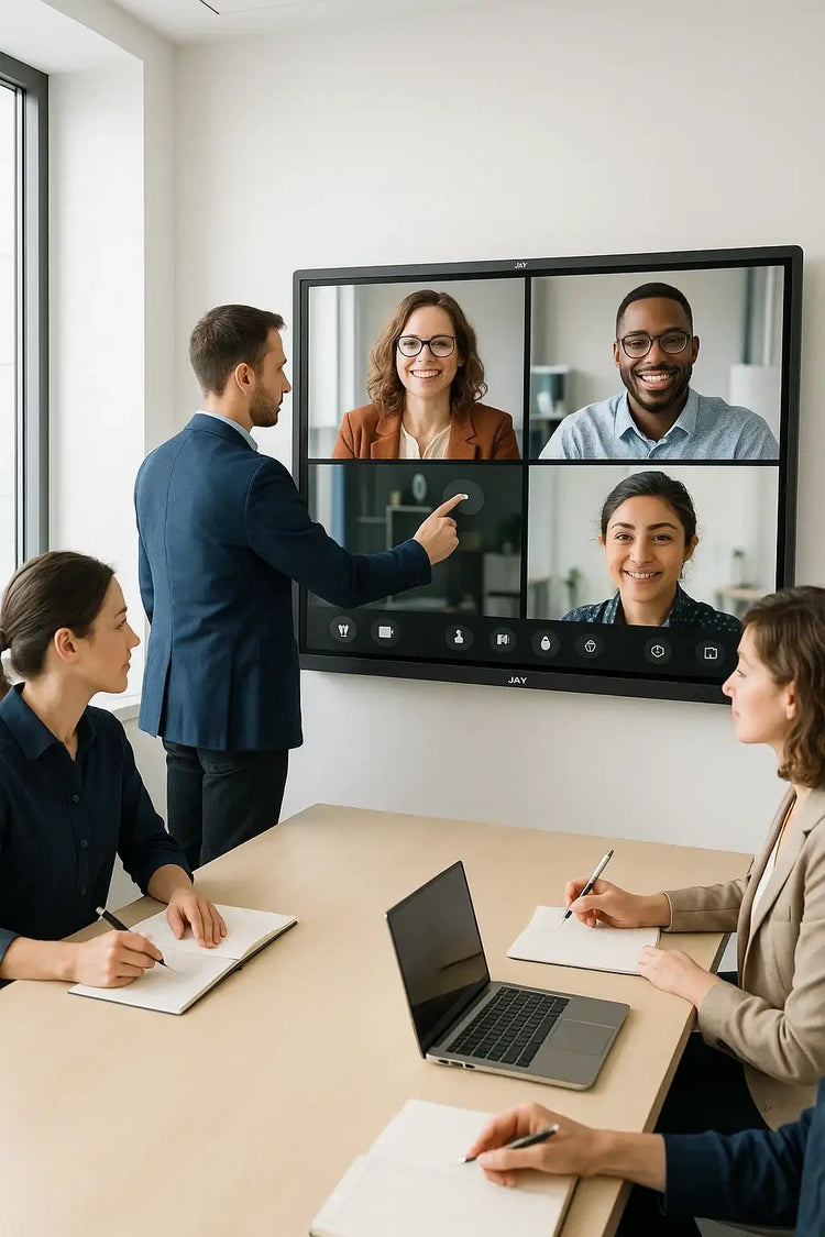 video conferencing with jav smart board