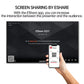 Z Pro wireless screen sharing with EShare app, allowing presenters to cast content and control the screen via smartphone.