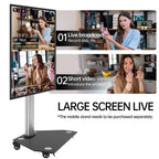 Z Pro used for livestream and short video creation, featuring beauty influencers using the large vertical display.
